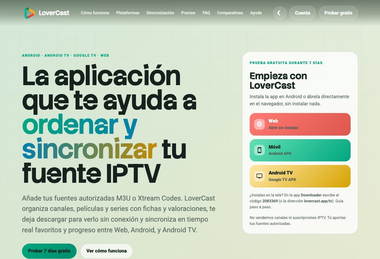 Portada de LoverCast